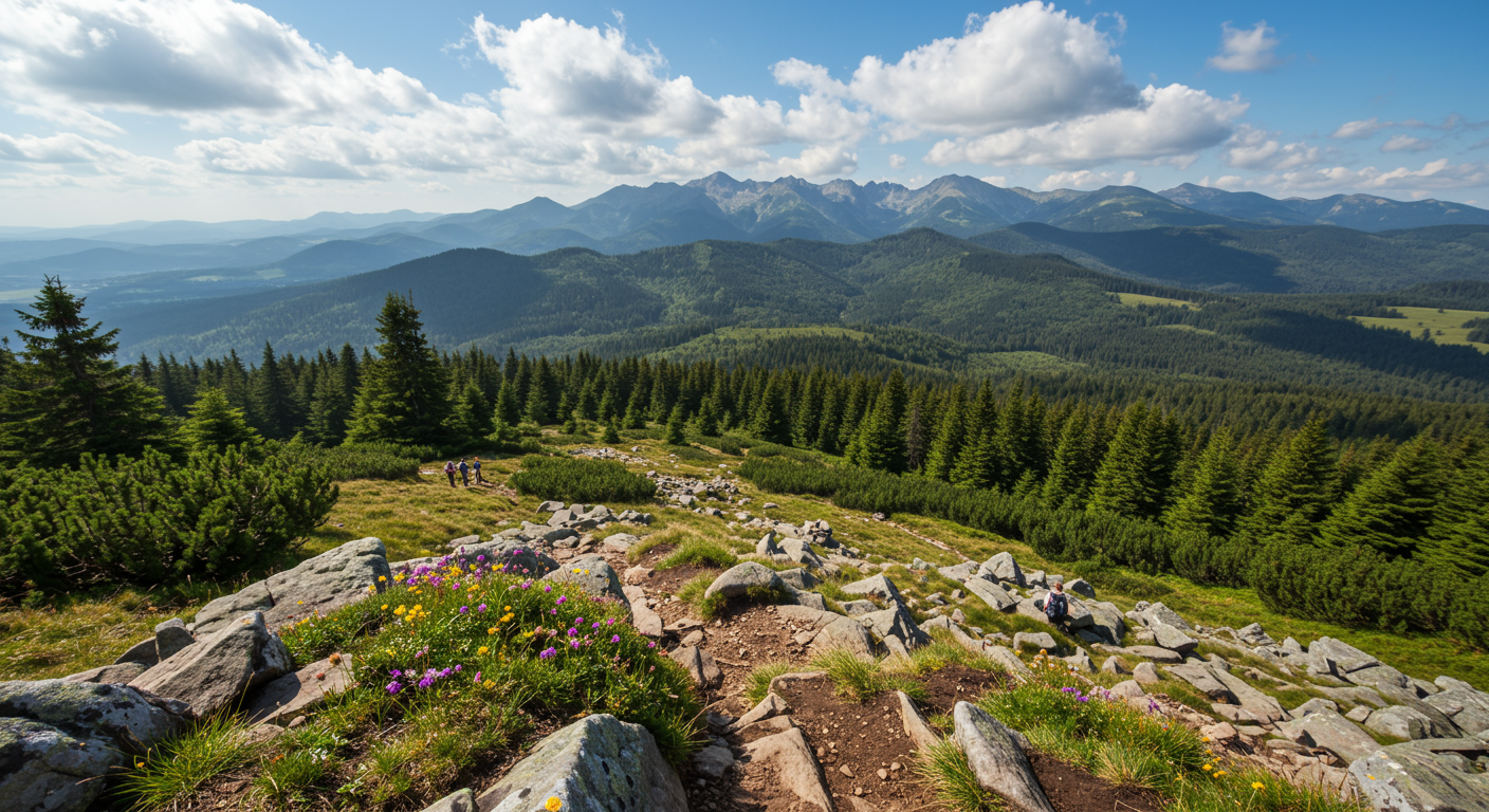 Beskid Sądecki – szlaki turystyczne i punkty widokowe